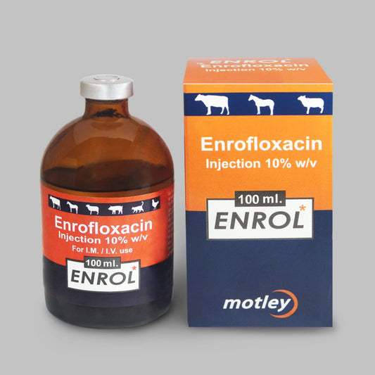 ENRO10 - ENROFLOXACINA INJ. 10% - 100ML