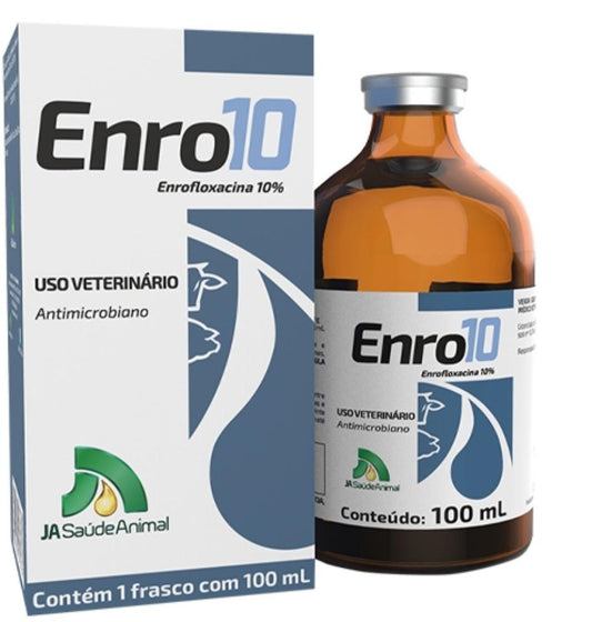 ENRO10 - ENROFLOXACINA INJ. 10%