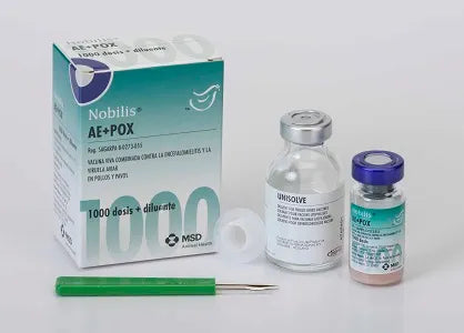 VACINA NOBILIS AE POX 1000DS Sambilis Vet vacina-nobilis-ae-pox-1000ds-sambilis-vet